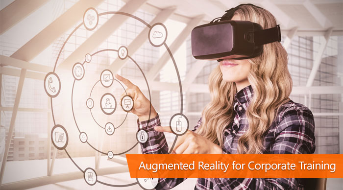 Augmented reality for corporate training