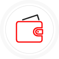 Distributed budgets icon