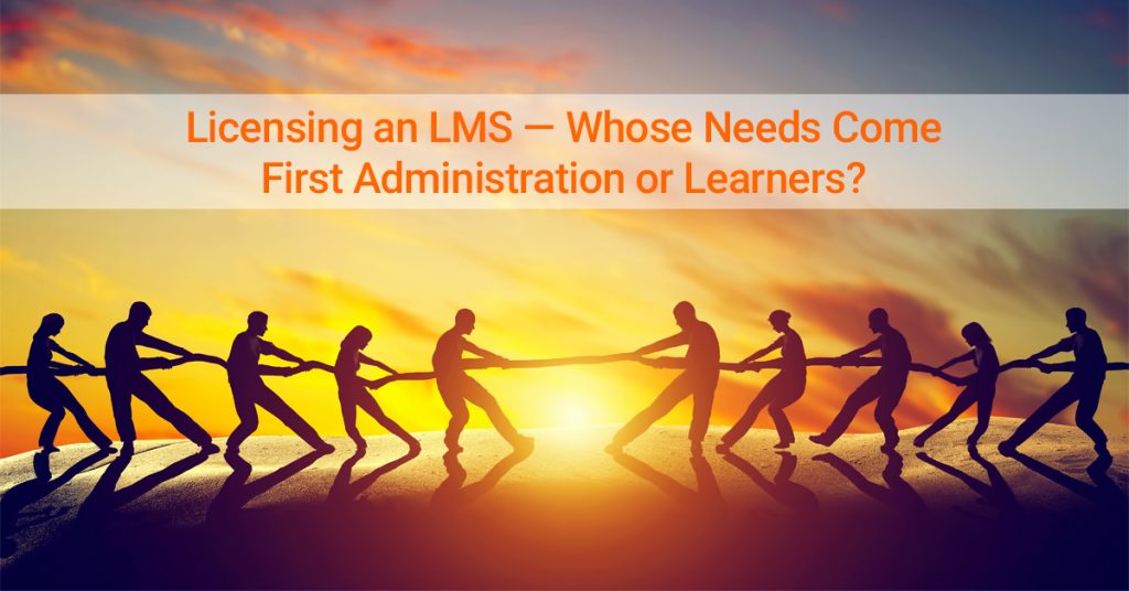 Licensing an LMS learner